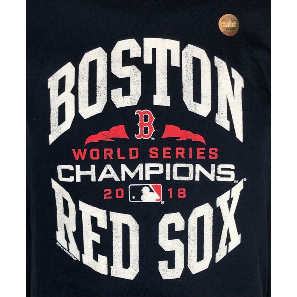 Boston Red Sox 2018 World Series Champions T-Shirt Size Youth Medium